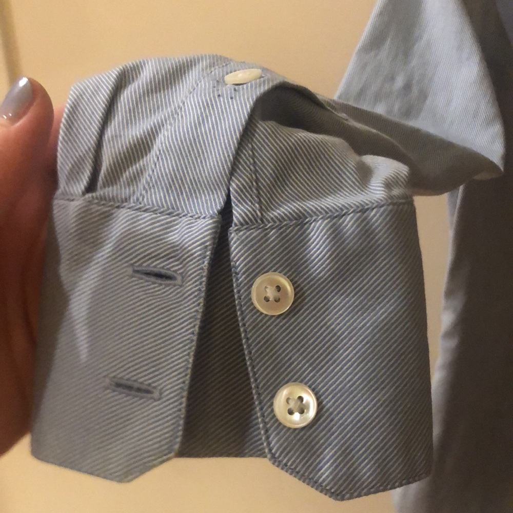 Blue Work Button Down - image 5